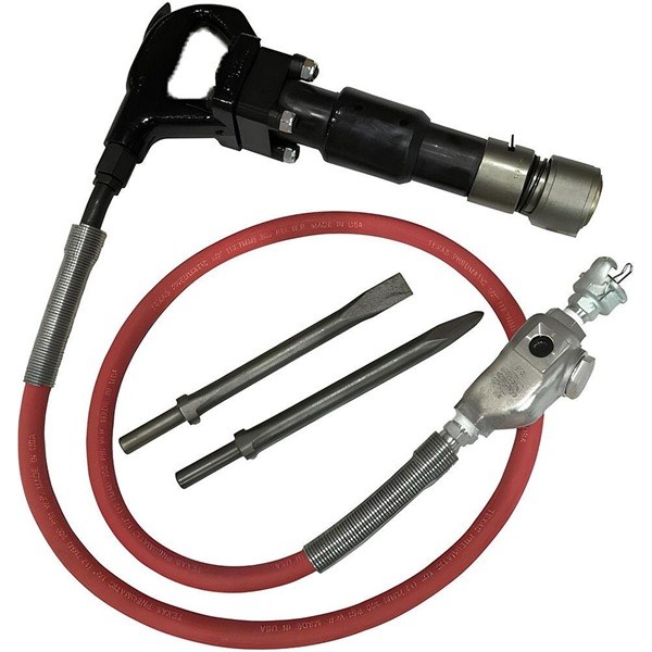 Texas Pneumatic Tools 3 In. Stroke 4-Bolt Round Bushing Chipping Hammer