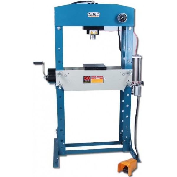 Baileigh HSP-50A H-Frame Press Air/Hand Operated 50 Ton