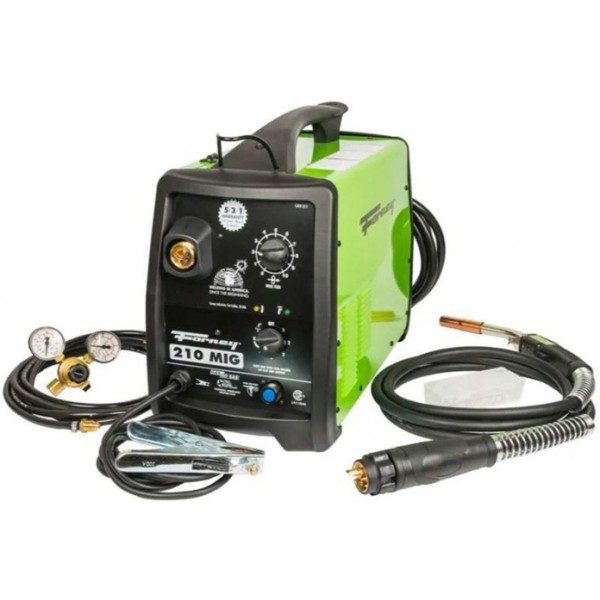 Forney Industries Green 230V 210A 210 MIG Welder with 10 ft Lead