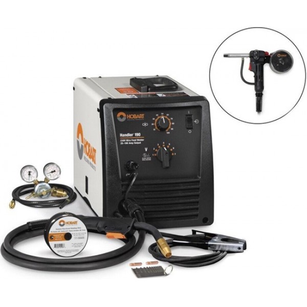 Hobart Handler 190 MIG Welder 230VAC 60Hz with SpoolRunner 100