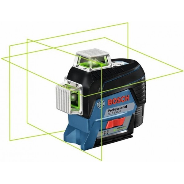 Bosch 12V Max 360 Degree Connected Green-Beam Three-Plane Laser Kit with 2.0Ah Extra Battery Bosch 12V Max 360 Degree Connected Green-Beam Three-Plane Laser Kit with 2.0Ah Extra Battery
