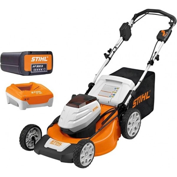 Stihl RMA 510 V 21 in Lawn Mower with AP300S Battery & AL300 Charger
