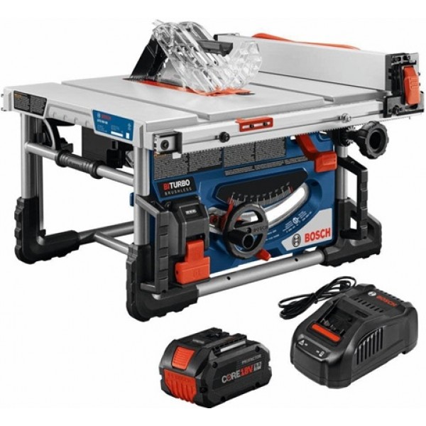 Bosch PROFACTOR 18V 8 1/4in Portable Table Saw Kit with 1 CORE18V 8.0 Ah PROFACTOR Performance Battery