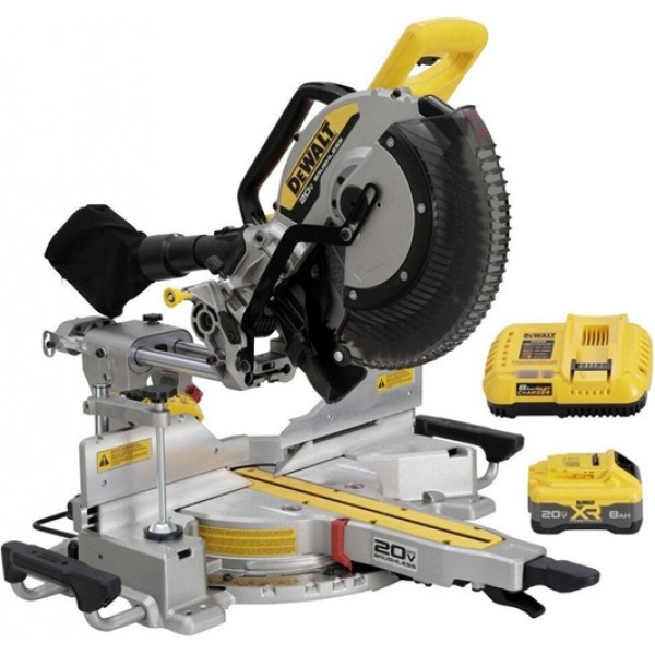 DEWALT 20V MAX XR Double Bevel Sliding 12 inch Miter Saw Kit