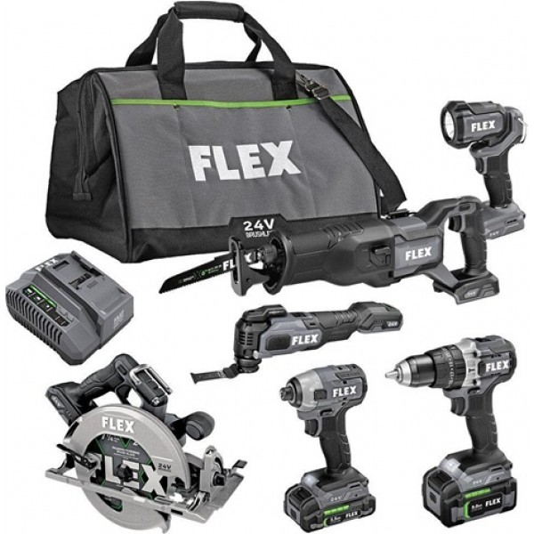 FLEX 24V Cordless Combo Kit 6pc