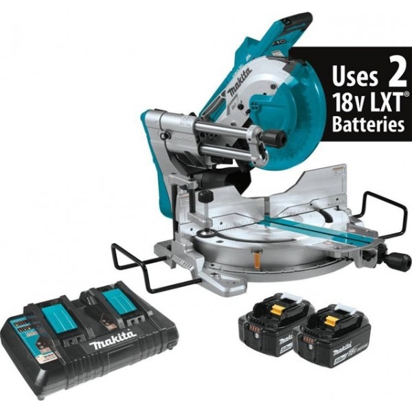 Makita 18V X2 (36V) LXT 10in Miter Saw 5Ah Kit AWS & Laser
