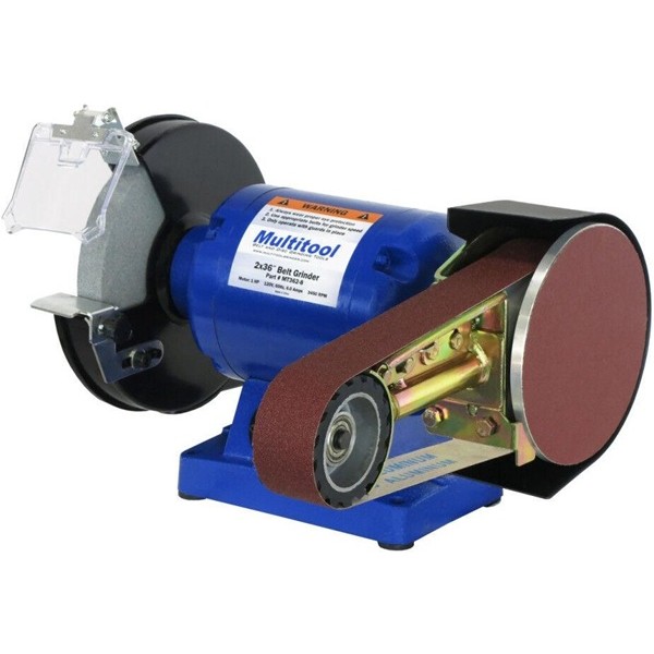 Multitool Grinders 120V 1HP Electric Belt Grinder, 2 Inch x 36 Inch