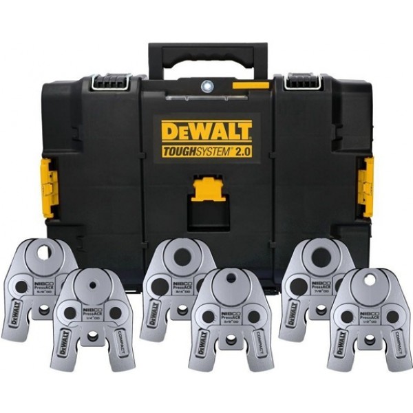 DEWALT 1/4 Inch to 7/8 Inch Compact NIBCO PressACR Press Jaw Kit