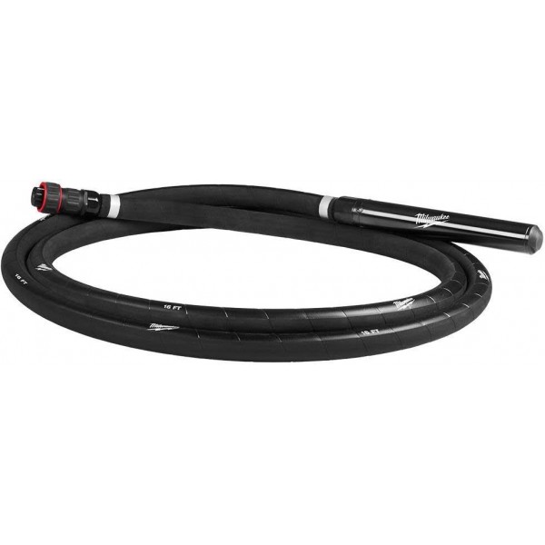 Milwaukee MX FUEL High Cycle Concrete Vibrator 16 Ft. Whip with 1 3/4 Inch Head